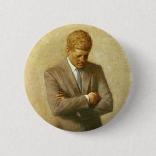 Badge Rond 5 Cm U.S. Le Président John F. Kennedy par Aaron