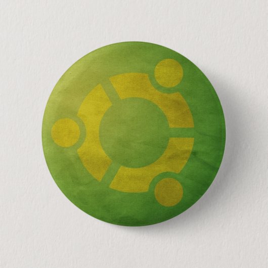Badge Rond 5 Cm Ubuntu (Devant)