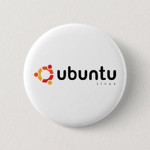 Badge Rond 5 Cm Ubuntu Linux Open Source