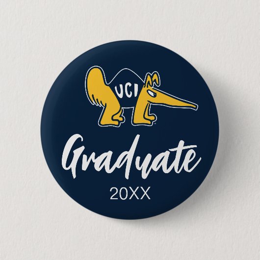 Badge Rond 5 Cm UC Irvine | Anteaters UCI (Devant)