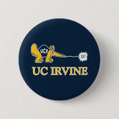 Badge Rond 5 Cm UC Irvine | UCI Anteaters Zot! (Devant)