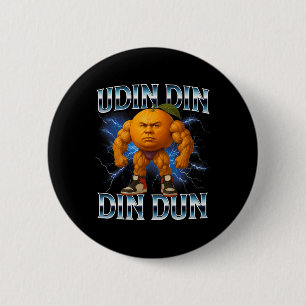 Badge Rond 5 Cm Udin Din Din Dun Funny Italian Brainrot Meme Bodyb