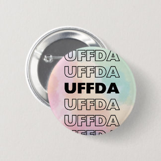 Badge Rond 5 Cm Uffda ! Scandinave/Norvégienne