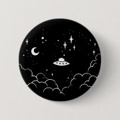 Badge Rond 5 Cm Ufo (Devant)