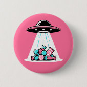Badge Rond 5 Cm UFO Candy (Devant)