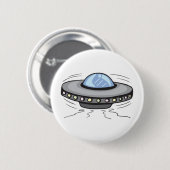 Badge Rond 5 Cm UFO ! Personnalisable ! (Devant & derrière)
