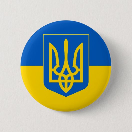 Badge Rond 5 Cm Ukraine (Devant)