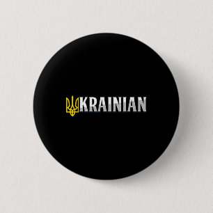Badge Rond 5 Cm Ukraine Paix Patrie Drapeau Ukrainien Ukrainien Co