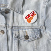 Badge Rond 5 Cm Ukulele Texte Super (En situation)