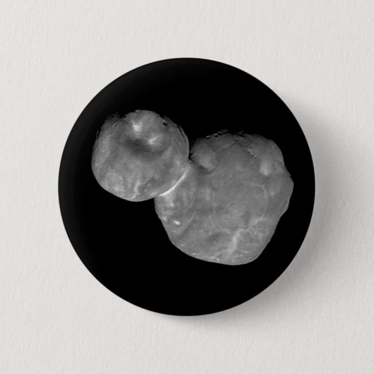 Badge Rond 5 Cm Ultima Thule Arrokoth Kuiper Belt, objet (Devant)