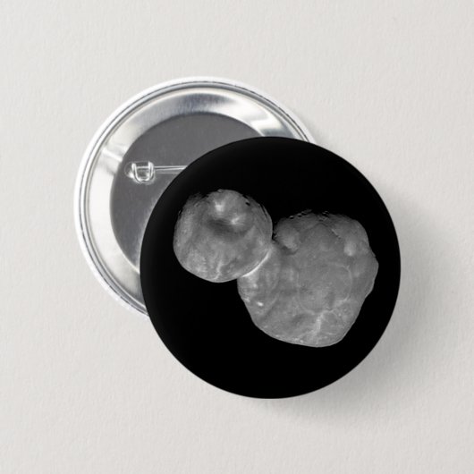 Badge Rond 5 Cm Ultima Thule Arrokoth Kuiper Belt, objet (Devant & derrière)