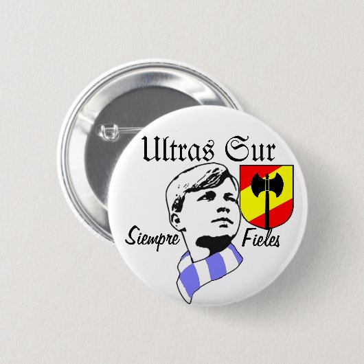 BADGE ROND 5 CM ULTRAS SUR (Devant & derrière)