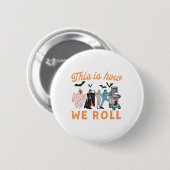 Badge Rond 5 Cm Ultrasound Tech Ghosts Vascular Tech Sonographe H (Devant & derrière)