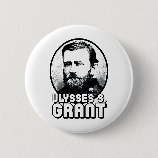 Badge Rond 5 Cm Ulysses S. Grant (Devant)