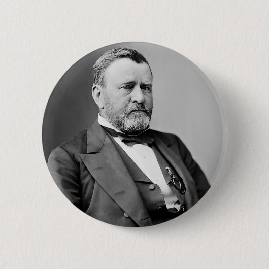 Badge Rond 5 Cm Ulysses S. Grant (Devant)