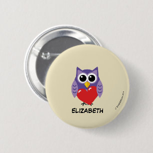 Badge Rond 5 Cm Un amour propre Ajouter Votre Nom