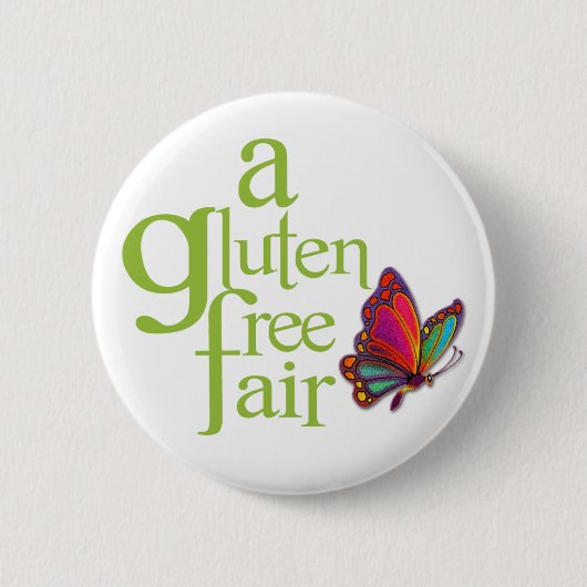 Badge Rond 5 Cm Un bouton juste sans gluten (Devant)
