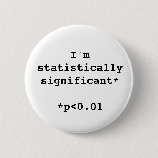 Badge Rond 5 Cm Un bouton très significatif (Devant)