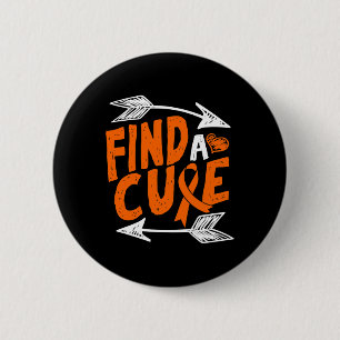 Badge Rond 5 Cm Un Cardiaque Cure Leucémie Cancer Sensibilisation 