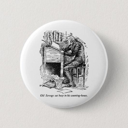 Badge Rond 5 Cm Un chant de Noël (Devant)