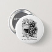 Badge Rond 5 Cm Un chant de Noël (Devant & derrière)
