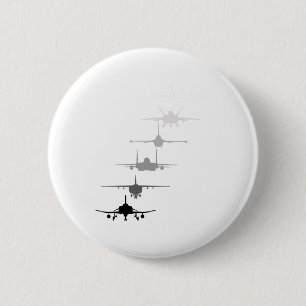 Badge Rond 5 Cm Un chasseur de la Force aérienne lance un F-4 F-11