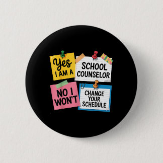 Badge Rond 5 Cm Un conseiller d'orientation scolaire drôle calendr