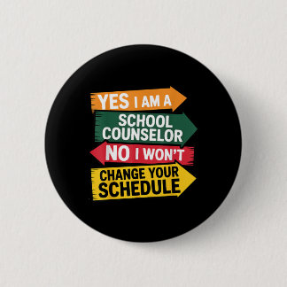 Badge Rond 5 Cm Un conseiller d'orientation scolaire drôle calendr