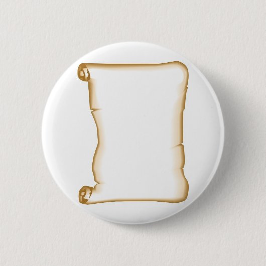 Badge Rond 5 Cm Un défilement de parchemin (Devant)