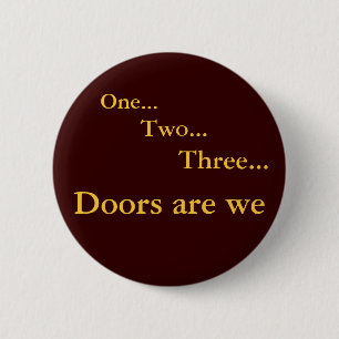Badge Rond 5 Cm Un deux trois
