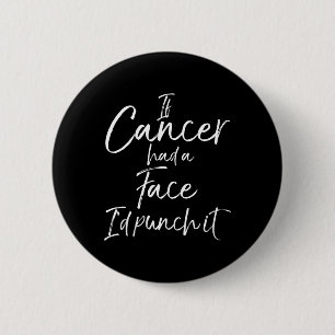 Badge Rond 5 Cm Un don pour le traitement du cancer si le cancer a