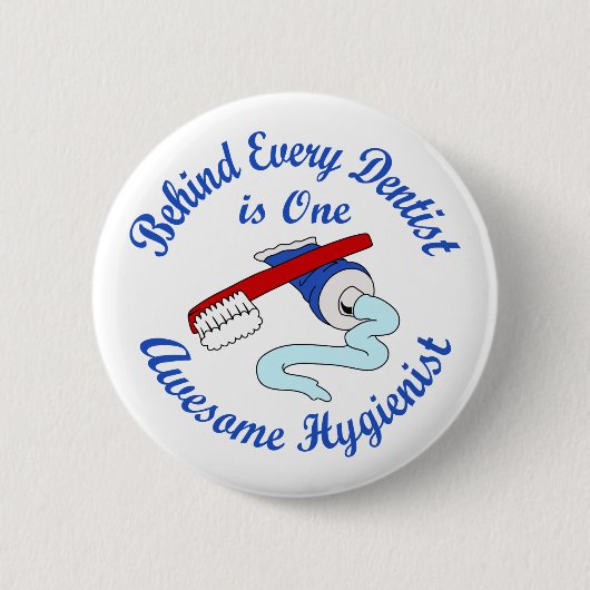 Badge Rond 5 Cm Un fantastique Hygiéniste (Devant)