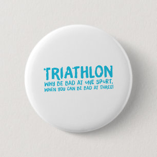 Badge Rond 5 Cm Un grand cadeau de Triathlon pour votre ami ou fam