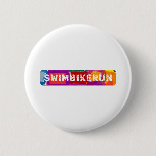 Badge Rond 5 Cm Un grand cadeau de Triathlon pour votre ami ou fam