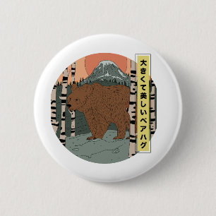 Badge Rond 5 Cm Un gros câlin d'ours beau et grand