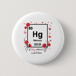 Badge Rond 5 Cm Un Hug Sans U Est Juste Toxique Valentines Day Che