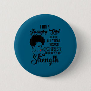 Badge Rond 5 Cm Un janvier peut tout à travers