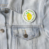 Badge Rond 5 Cm Un jeu de mangue positif - le quotidien est magnif (En situation)