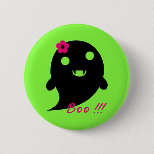 Badge Rond 5 Cm Un joli fantôme d'Halloween