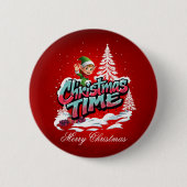 Badge Rond 5 Cm Un joyeux personnage de dessin animé (Devant)