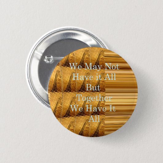 Badge Rond 5 Cm Un message inspirant avec la conception africaine (Devant & derrière)