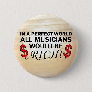 Badge Rond 5 Cm Un monde parfait