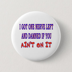BADGE ROND 5 CM UN NERF À GAUCHE