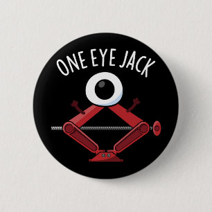 Badge Rond 5 Cm Un Oeil Jack Funny Voiture Jack Pun Dark BG