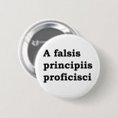 Badge Rond 5 Cm Un problème de principe erroné (Devant & derrière)
