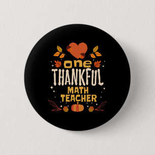 Badge Rond 5 Cm Un professeur de maths Remerciements Chute Thanksg