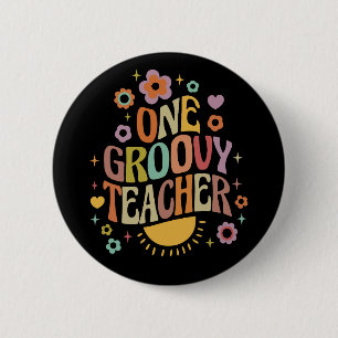 Badge Rond 5 Cm Un professeur super cool