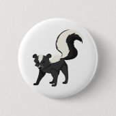 Badge Rond 5 Cm Un skunk (Devant)