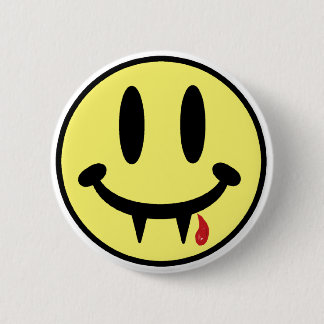 Badge Rond 5 Cm Un sourire pointu