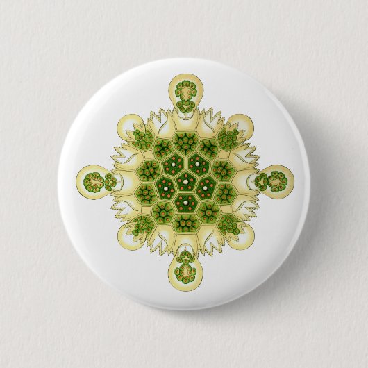Badge Rond 5 Cm Une algue verte (Devant)